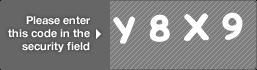 captcha code for visual authentication  letter Y number 8 letter X number 9