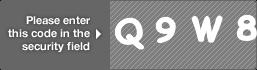 captcha code for visual authentication  letter Q number 9 letter W number 8